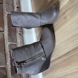 Blowfish Wedge Booties size 9